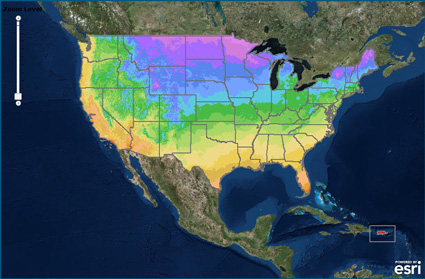 Plant Hardiness Zone Map